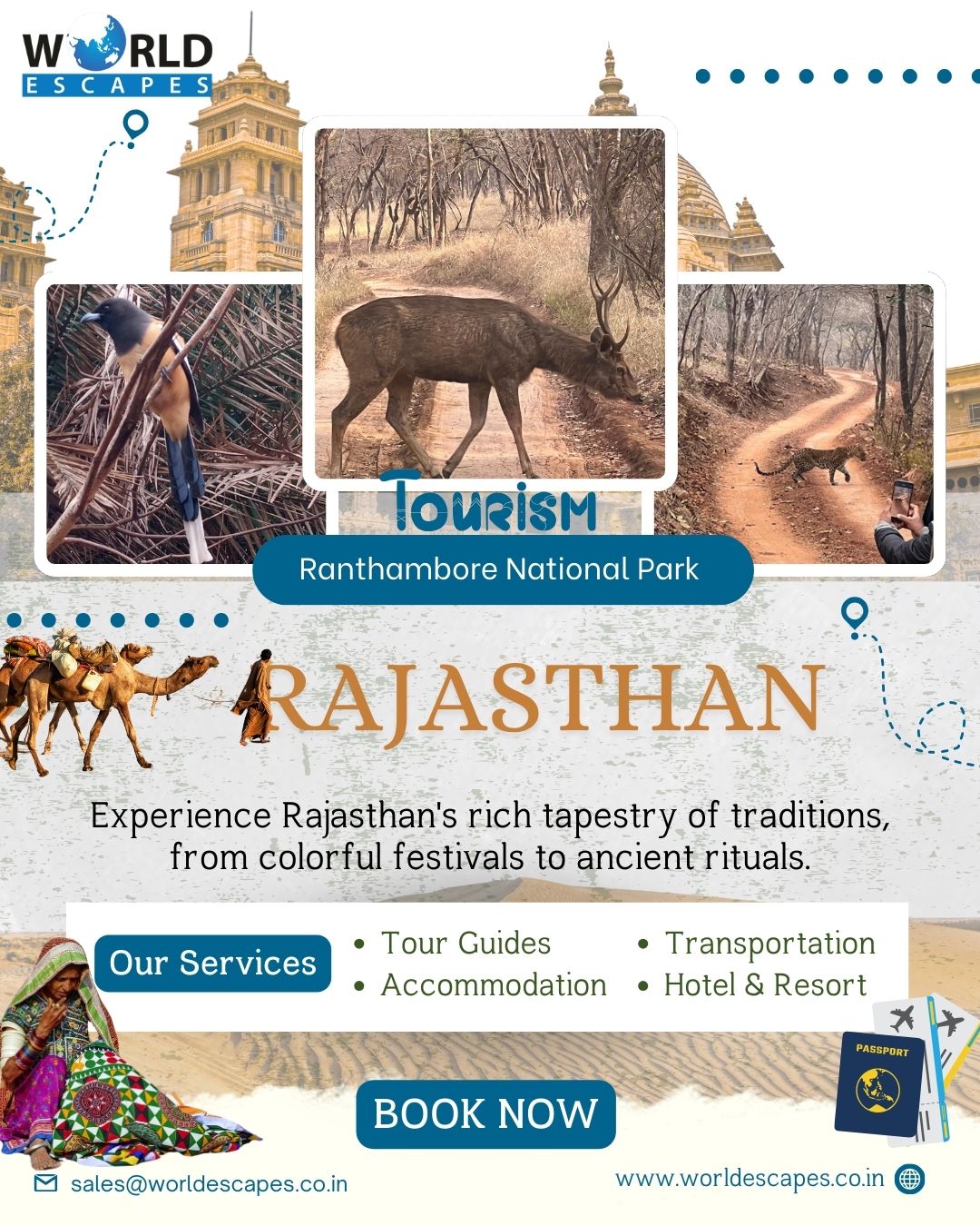 Golden Triangle Tour With Rajasthan