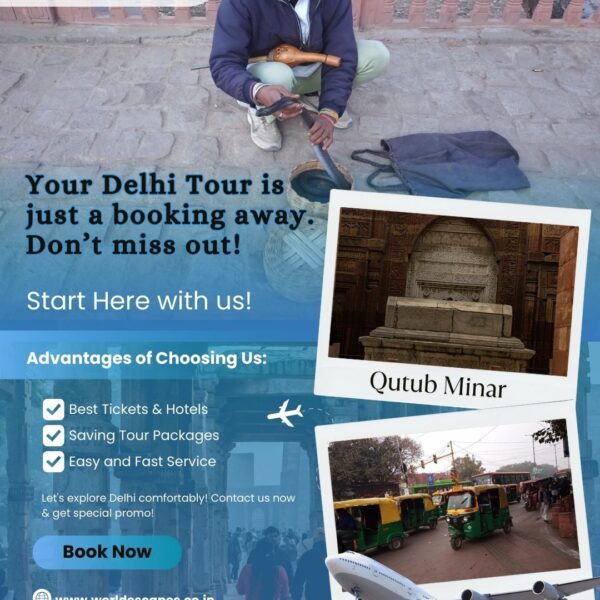 Your Delhi Tour is just a booking away.